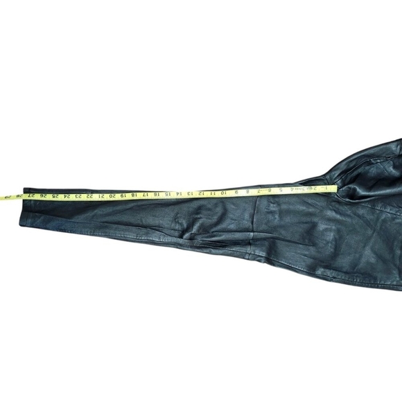 Maison Martin Margiela x H&M BLACK LEATHER LEGGINGS PANTS Size XS - Picture 14 of 16